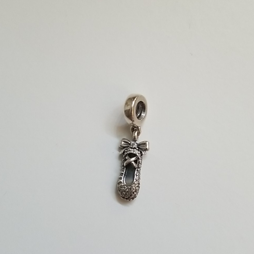 Ballet slipper pandora charm
